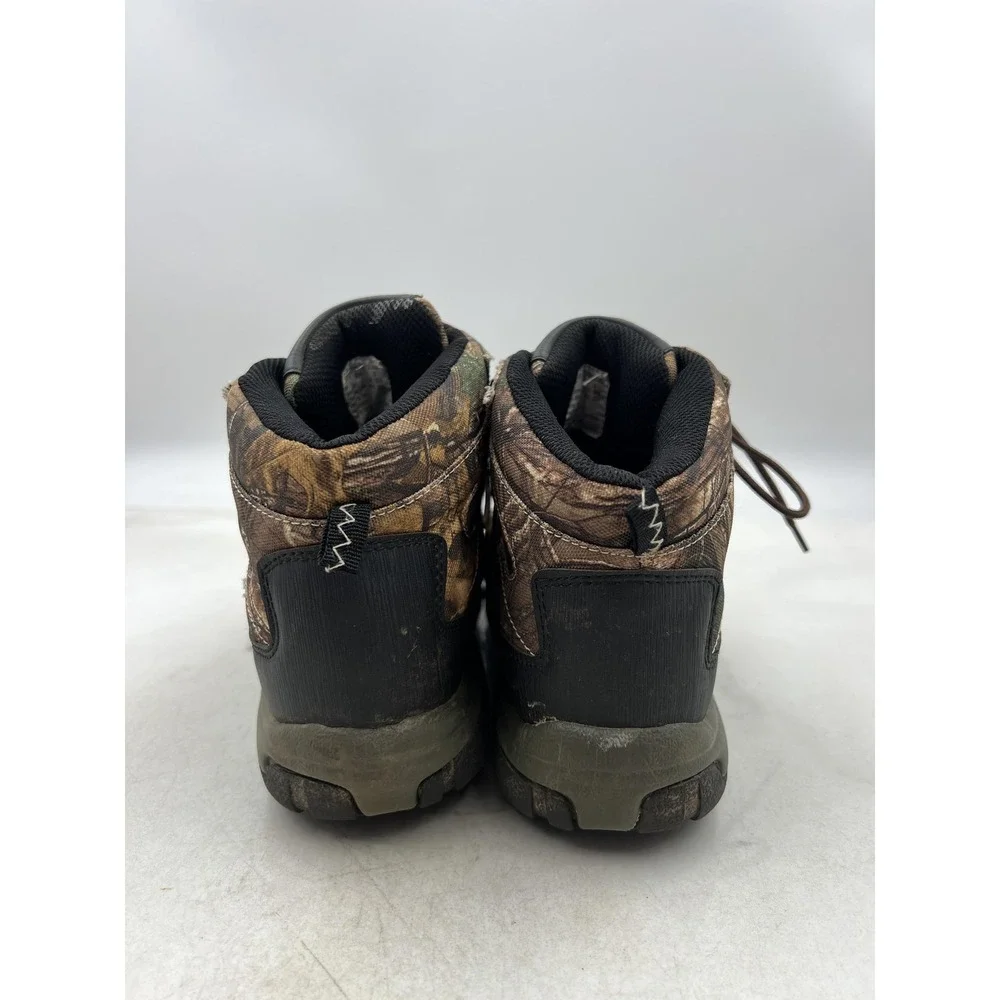 Realtree Xtra Boots Shoes Boys Size 5 Camouflage Hiking Outdoor Trail Brown Camo
